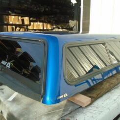 2019-2023, FORD RANGER 6' Bed. Camper Shell. It has Front Solid Window and Grey Headliner - /